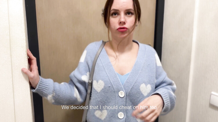 Русская жена мстит за измену мужу и трахается с его лучшим другом