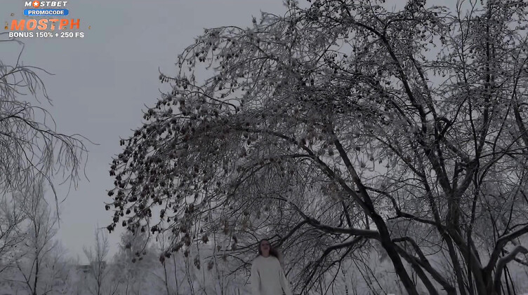 Морозко встретил в зимнем лесу русскую красавицу и отогрел ее членом