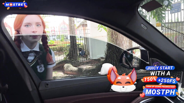 Подвез рыжую студентку и получил благодарность глубокой глоткой