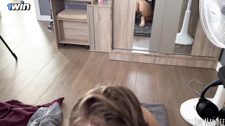 Слюнявый отсос с полировкой шаров геймеру по адвент-календарю