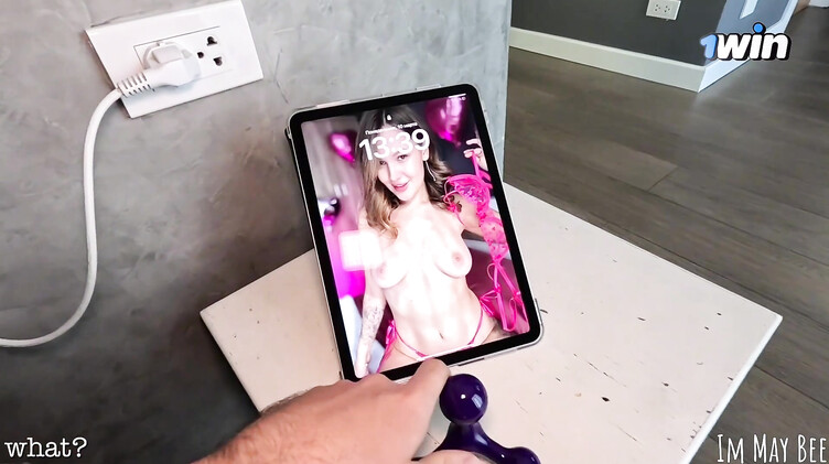 Измена со слабой на передок соседкой с щедрым финалом на попку