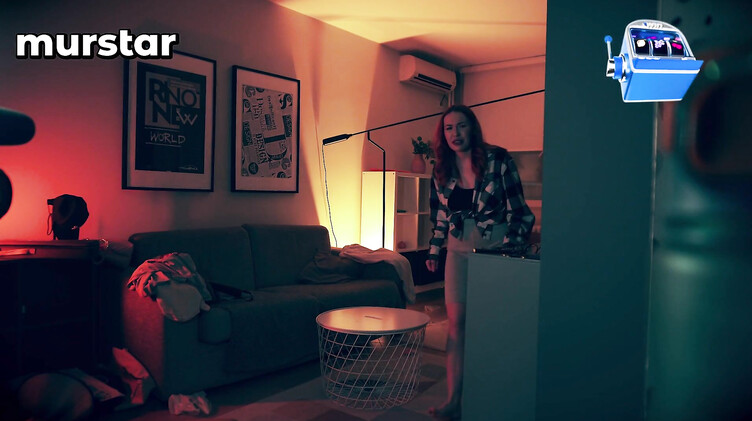 Жена останавливает грабителя горловым минетом и еблей