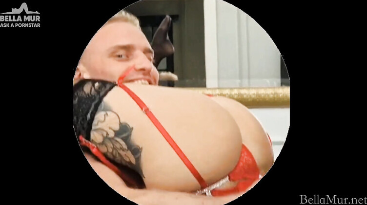 Интервью Bella Mur и Martin Spell перед страстной еблей на диване