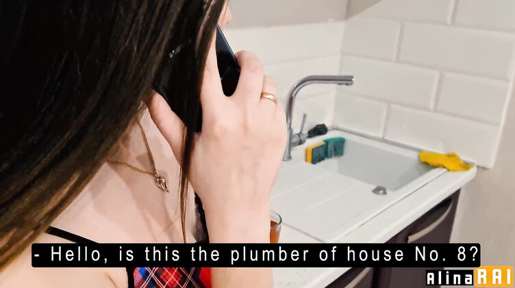 Развела на трах с финалом внутрь сантехника из ЖЕКа