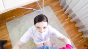 медсестра делает минет от первого лица
