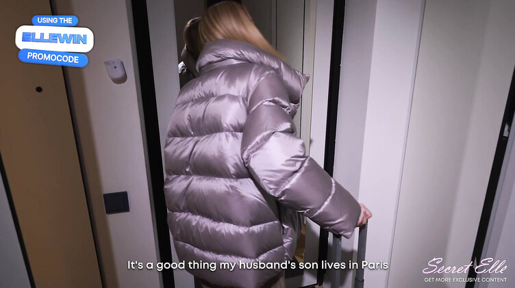 Secret Elle: Приютил мачеху в Париже и кончил в ее киску