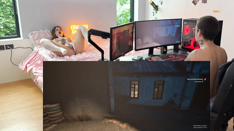 Большие жопы: Альтушка сквиртит на геймера и ебется с ним в очко