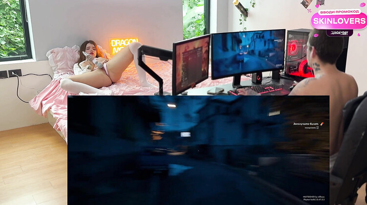 Глубокий минет: Альтушка сквиртит на геймера и ебется с ним в очко