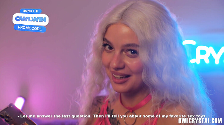 Оул Кристал и ее муж записали первое вебкам видео после перерыва