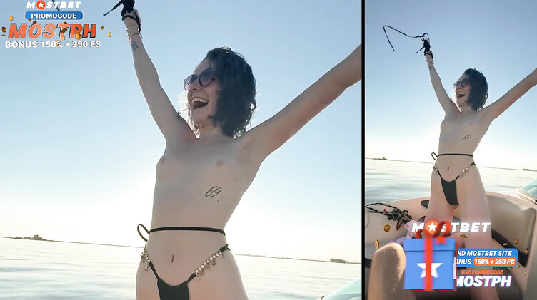 С разговорами: Русская туристка сосет капитану за прогулку на катере