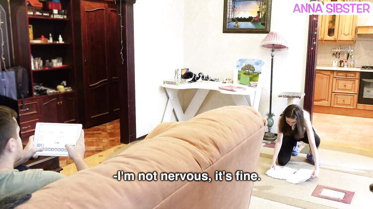 С разговорами: Заткнул возмущенную сестру, когда кончил в киску