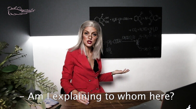 Минет от сексуальной училки химии мотивирует студента на сдачу экзамена