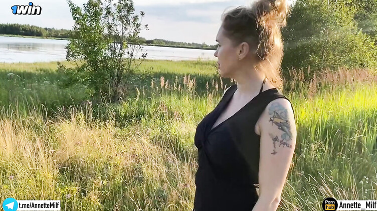 Кончил в пизду мачехи после траха на природе