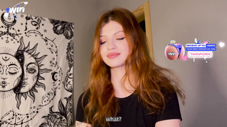 Русская рыжая падчерица студентка тренируется минету на члене отчима