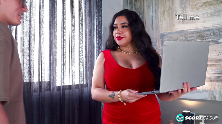 Andrea Busty: Ремонт ноутбука от задрота за минет и секс с толстушкой